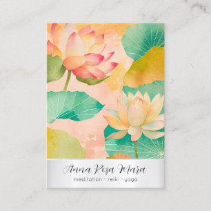 Tarjeta De Visita *~*  8 Arte Loto   FOTO Naturaleza Flores QR AP67