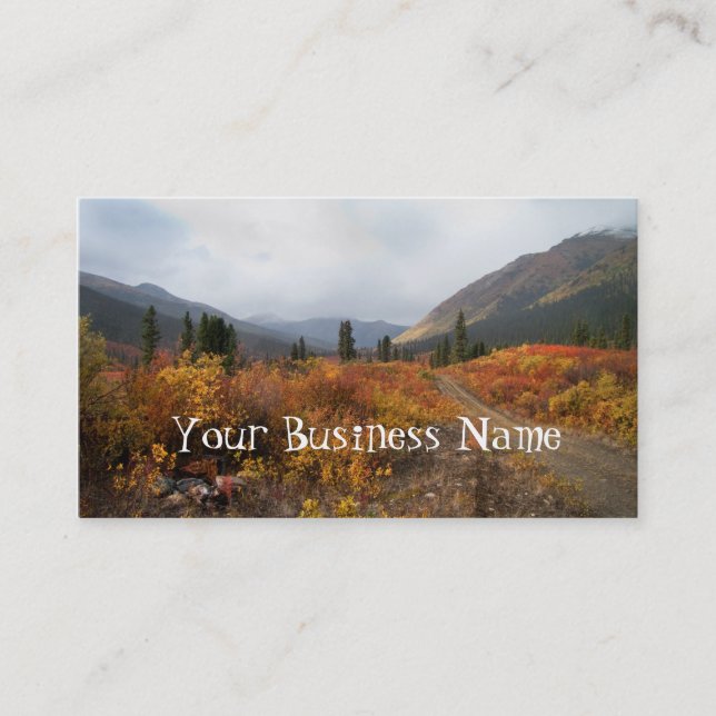 Tarjeta De Visita Abajo de la montaña (Anverso)