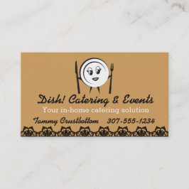 Tarjeta De Visita Abastecimiento de encargo del cocinero de la mujer