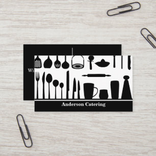 Tarjeta De Visita Abastecimiento moderno de la cocina