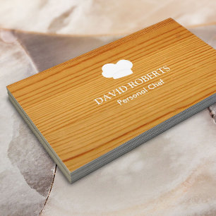 Tarjeta De Visita Abastecimiento profesional del fondo de madera del