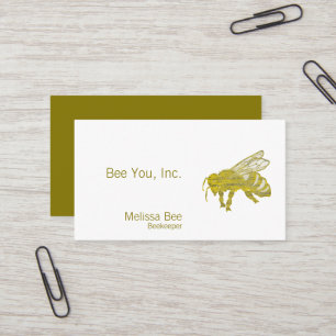 Tarjeta De Visita Abeja de imprenta