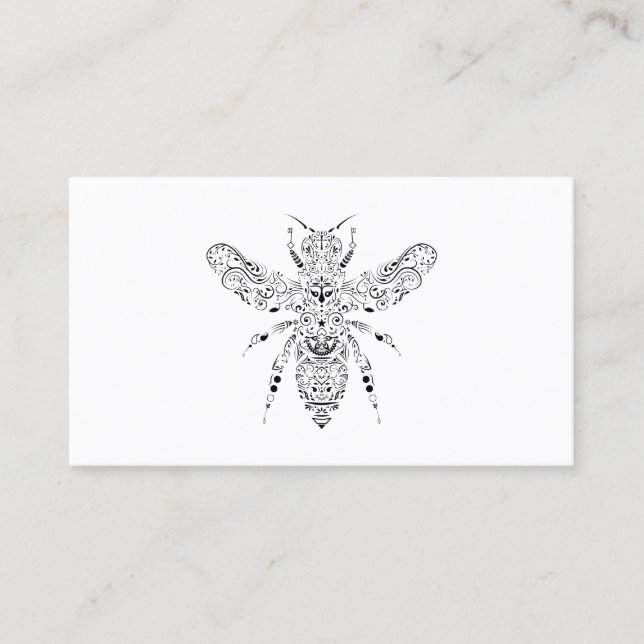 Tarjeta De Visita abeja de la belleza (Anverso)