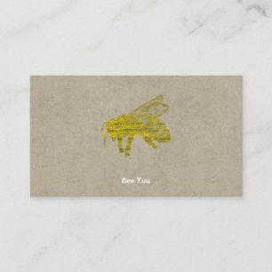 Tarjeta De Visita Abeja de la prensa de copiar