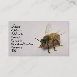 Tarjeta De Visita abeja de miel