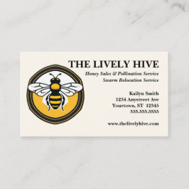 Tarjeta De Visita Abeja de miel en venta de miel de abeja