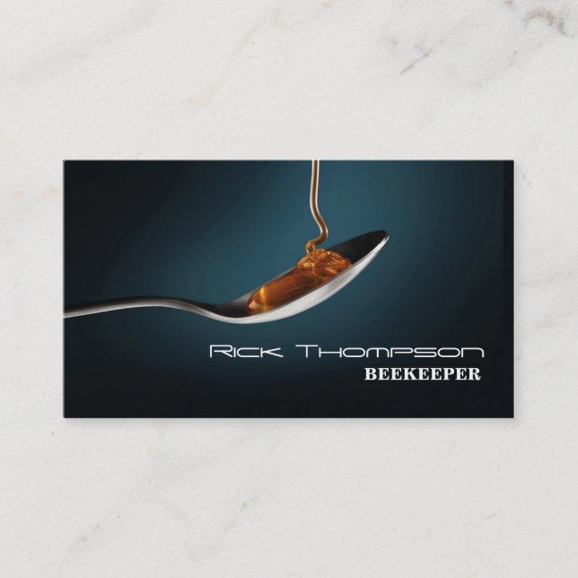 Tarjeta De Visita Abeja del pueblo del granjero del vendedor/del (Anverso)