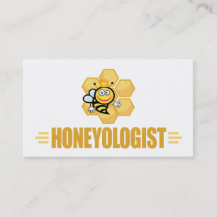 Tarjeta De Visita Abeja divertida