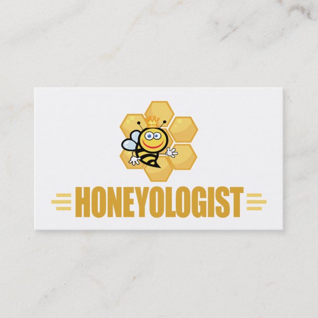 Tarjeta De Visita Abeja divertida (Anverso)