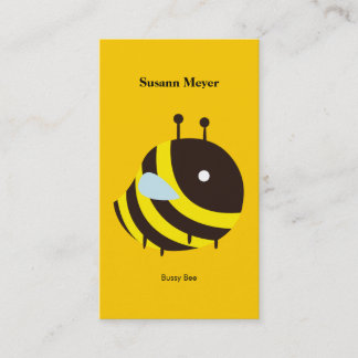 TARJETA DE VISITA ABEJA KAWAII MUY LINDAS ABEJAS VOLADORAS