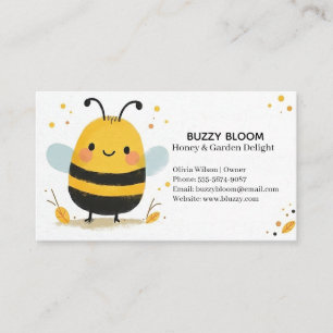 Tarjeta De Visita Abeja Pequeña y Linda
