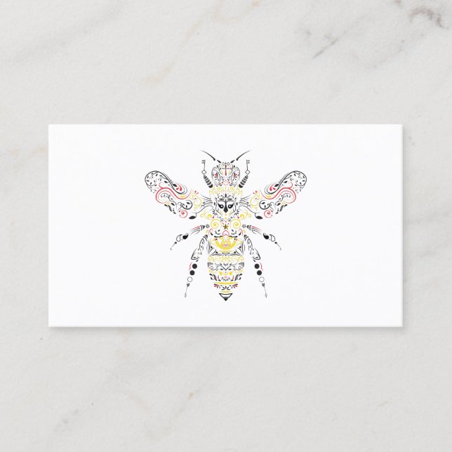 Tarjeta De Visita abeja reina (Anverso)