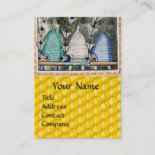 Tarjeta De Visita Abejas de HONEY, BEE HIVES, Miniatura de Abejas Me