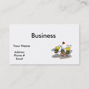 Tarjeta De Visita abejas felices