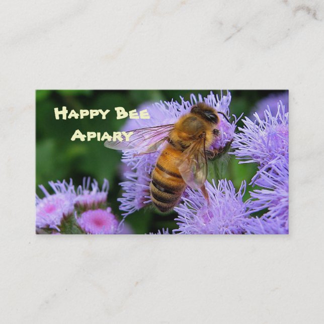 Tarjeta De Visita Abejas para la venta (Anverso)