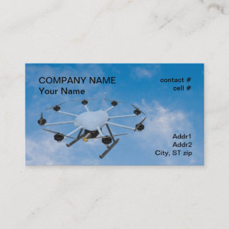 Tarjeta De Visita abejón de vigilancia del multirotor