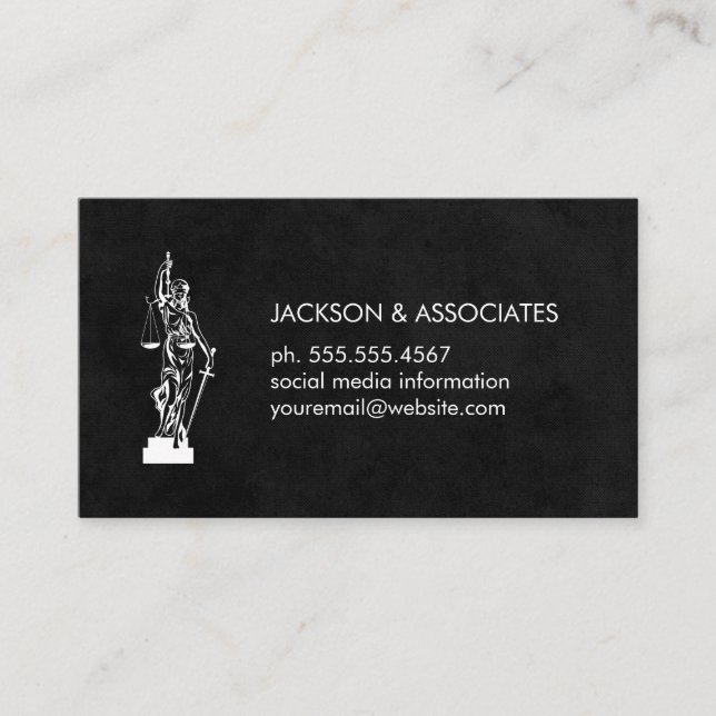 Tarjeta De Visita Abogado (Anverso)