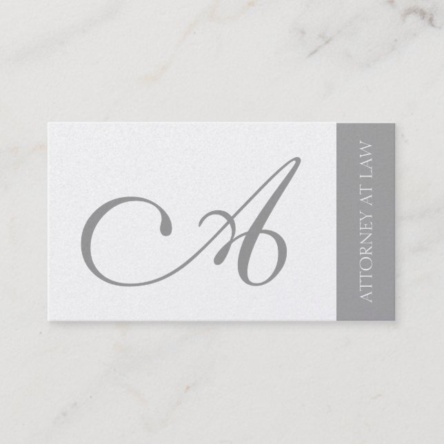 Tarjeta De Visita Abogado Abogado Asesor Jurídico Oficina de Abogado (Anverso)