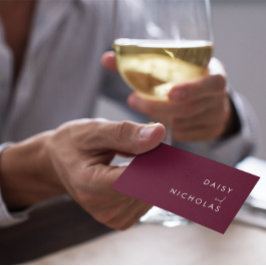 Tarjeta De Visita Abogado contable de maroon de Borgoña todo profesi