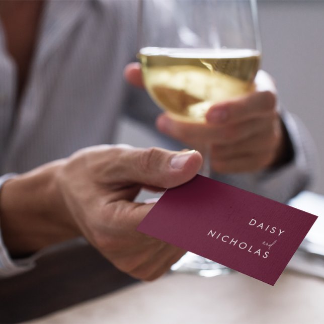 Tarjeta De Visita Abogado contable de maroon de Borgoña todo profesi (Subido por el creador)