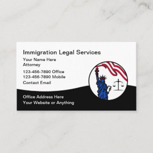 Tarjeta De Visita Abogado de Inmigración y Naturalización