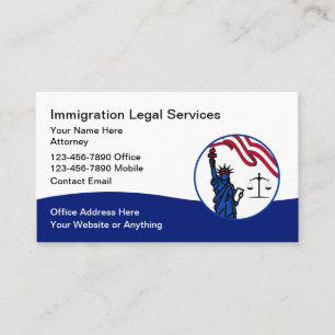 Tarjeta De Visita Abogado de Inmigración y Naturalización