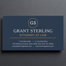 Abogado de la Marina de Guerra Blue Gold Luxury