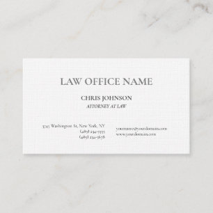 Tarjeta De Visita Abogado de Leyes en línea premium