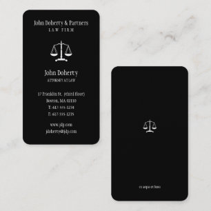 Tarjeta De Visita Abogado   Elegante