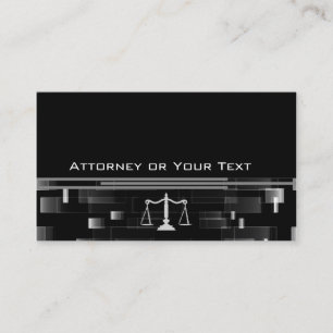 Tarjeta De Visita Abogado elegante