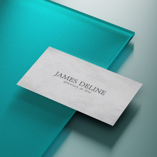 Tarjeta De Visita Abogado elegante y simple de la ley