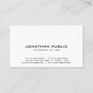 Tarjeta De Visita Abogado en elegante moderno profesional de la