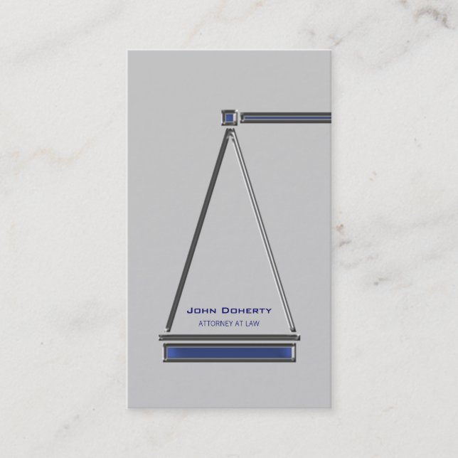 Tarjeta De Visita ABOGADO EN la LEY - moderna (Anverso)