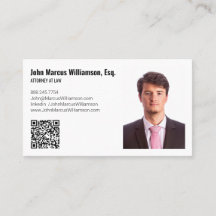 Abogado minimalista moderno personalizable foto y