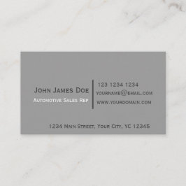 Tarjeta De Visita Abogado moderno gris negro el | de moda