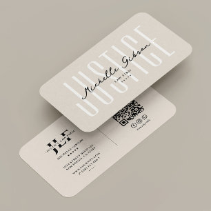 Tarjeta De Visita Abogado Notario Profesional Mínimo Arena
