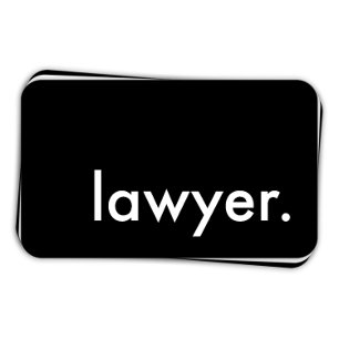 Tarjeta De Visita abogado. (personalizable de color)