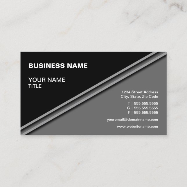 Tarjeta De Visita Abogado profesional (Anverso)
