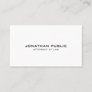 Tarjeta De Visita Abogado profesional moderno elegante simple