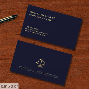 Tarjeta De Visita Abogado profesional simple