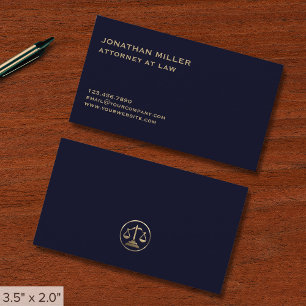 Tarjeta De Visita Abogado profesional simple