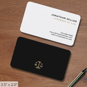 Tarjeta De Visita Abogado simple