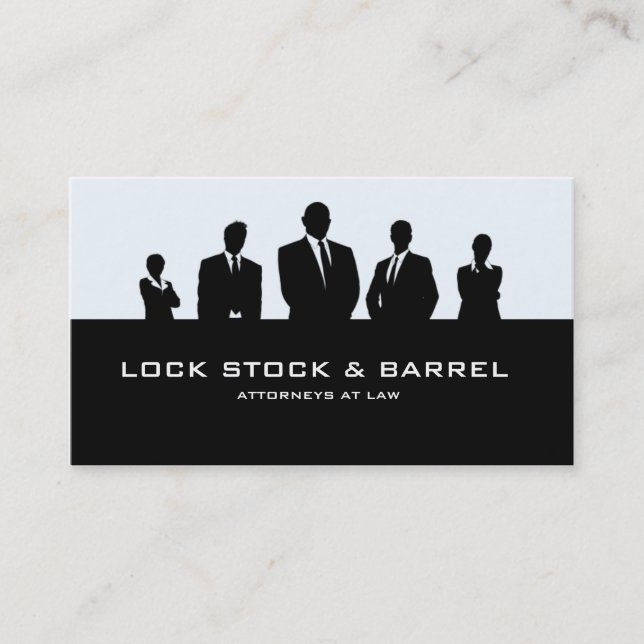 Tarjeta De Visita Abogados en la ley (Anverso)