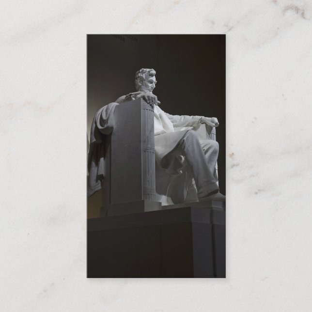Tarjeta De Visita Abraham Lincoln (Anverso)