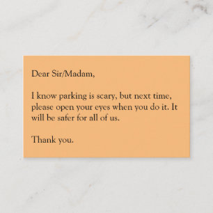 Tarjeta De Visita Abre los ojos