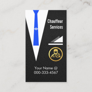 Tarjeta De Visita Abrigo Chaqueta Conductor de Limo