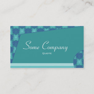 Tarjeta De Visita Abstract Damask (vista al océano)