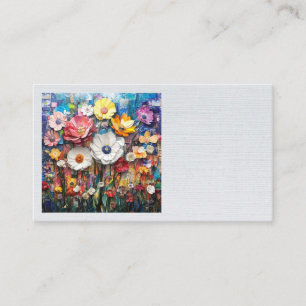 Tarjeta De Visita Abstract Floral Business Cards