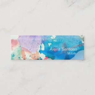 Tarjeta de visita Abstract Watercolor