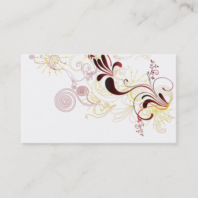 Tarjeta de visita abstracta (Anverso)
